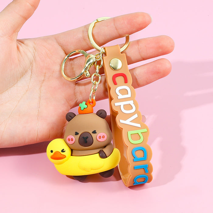 Wholesale  Capybara Small Pendant Doll Keychain