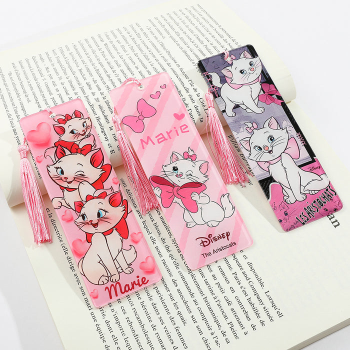 Wholesale Cute Cat Cartoon Acrylic Bookmark