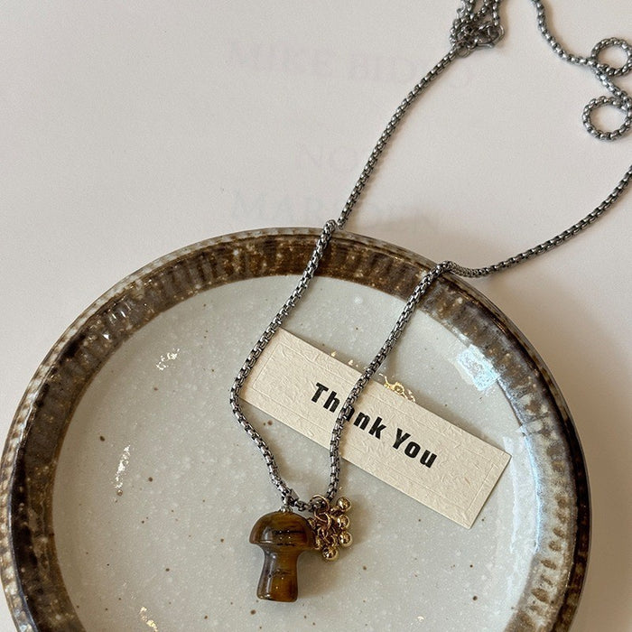 Wholesale Cute plush animal necklace, women's autumn and winter long style hanging neck sweater chain, sweatshirt chain