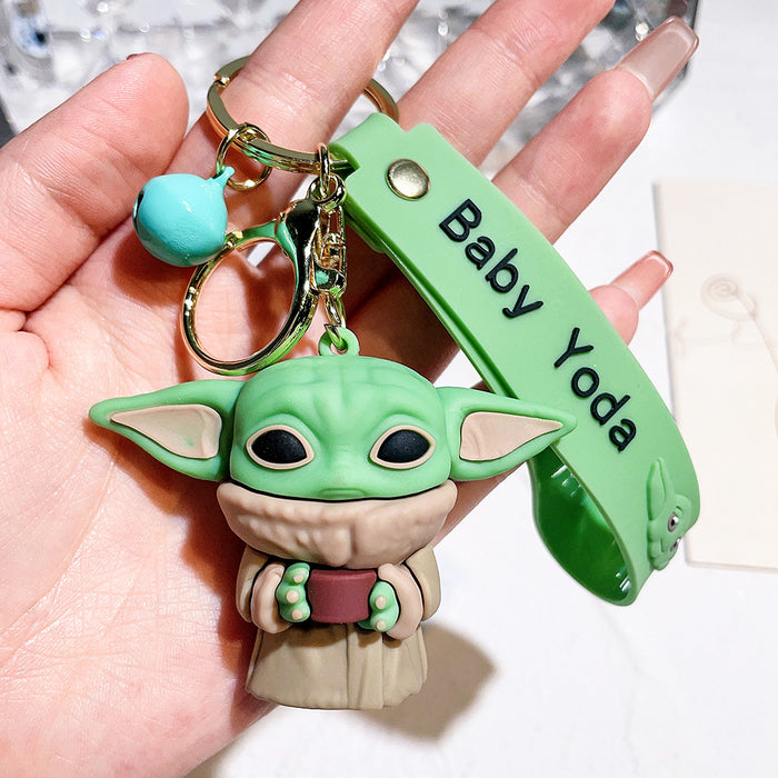 Wholesale Cartoon Silicone Doll Keychain JDC-KC-QiChao016