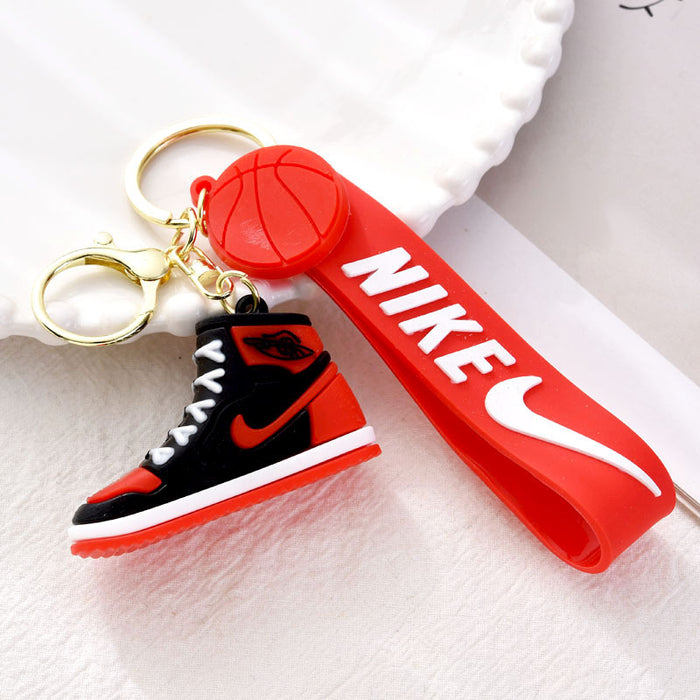Wholesale New Cartoon Keychain Pendant Box Sneaker Doll Accessories Pendant Keychain