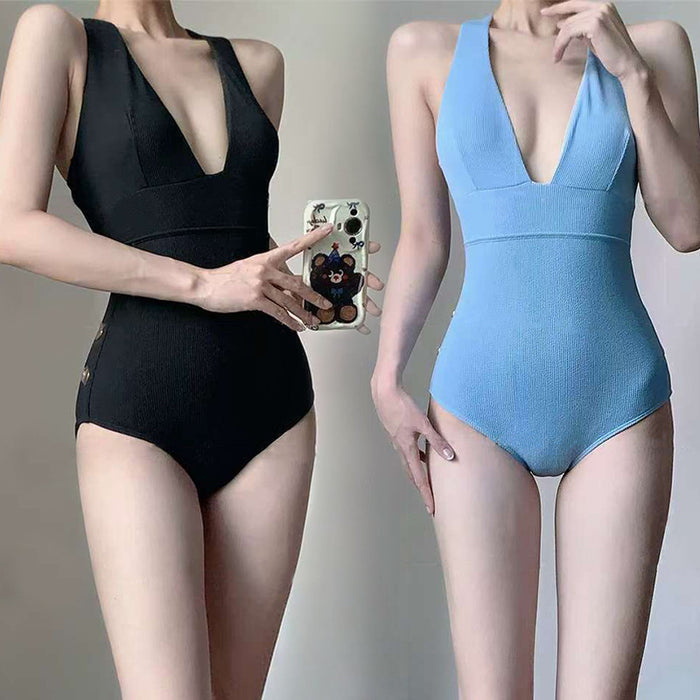Wholesale Swimsuit one-piece temperament retro sexy seaside vacation swimsuit hot spring professional swimsuit