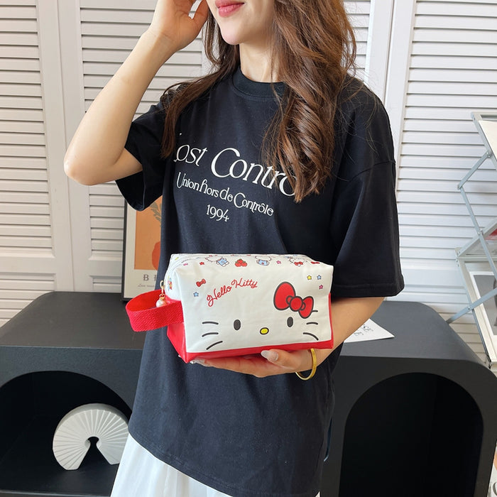 Wholesale Cartoon pencil case, large capacity, multifunctional, high aesthetic value, cute girl, elementary school stationery bag, creative zero wallet pencil case