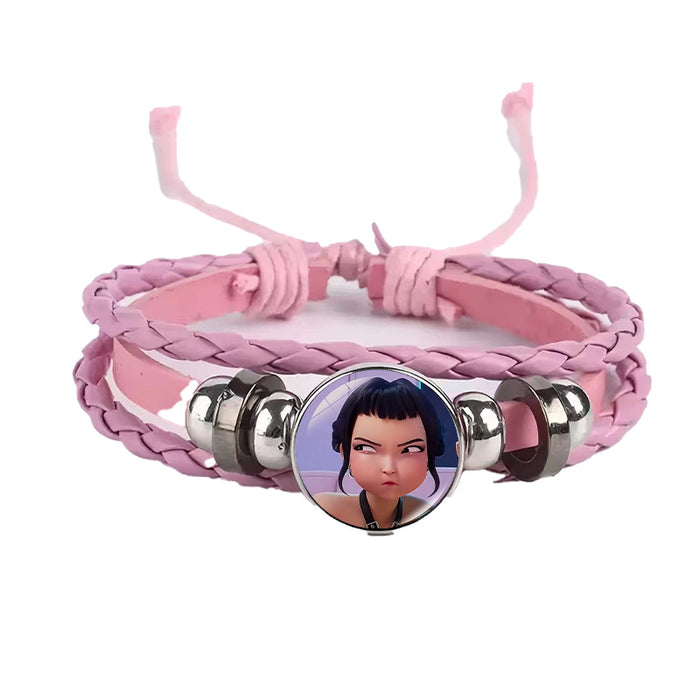 Wholesale Kpop Cute Cartoon Time  Bracelet