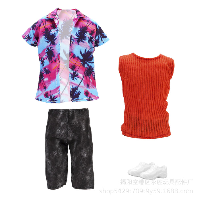 Wholesale prince casual  doll men' s suit children' s toy clothes