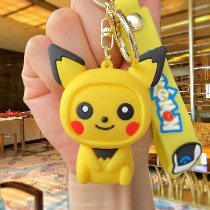 Wholesale Silicone Cartoon Doll Keychain JDC-KC-MingT111