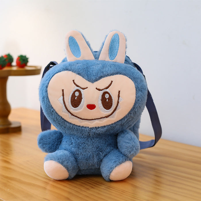 Wholesale Rabbit  Doll Mobile Phone Bag Stuffed Cartoon Bag Girls Cross-Border Gift Messenger Bag