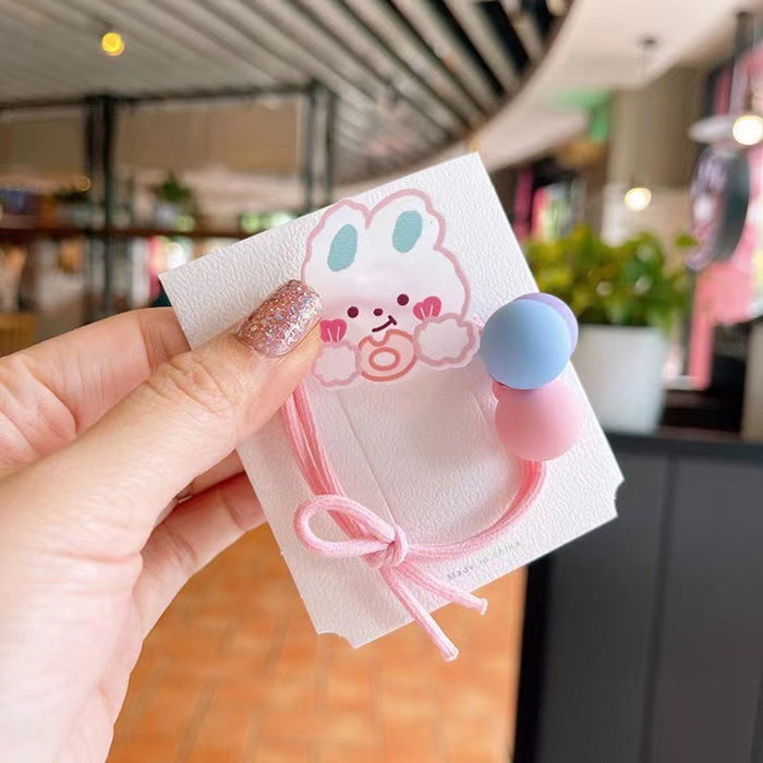 Wholesale Children's headband, flower headband, high elasticity, tied ponytail, meatball, scalp tendon, headband, hair accessories wholesale