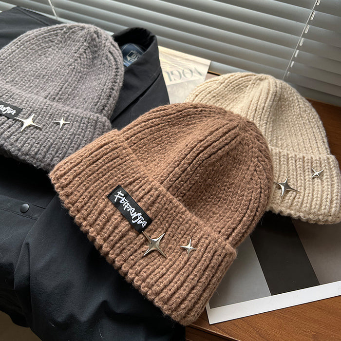 Wholesale Studded letter beanie