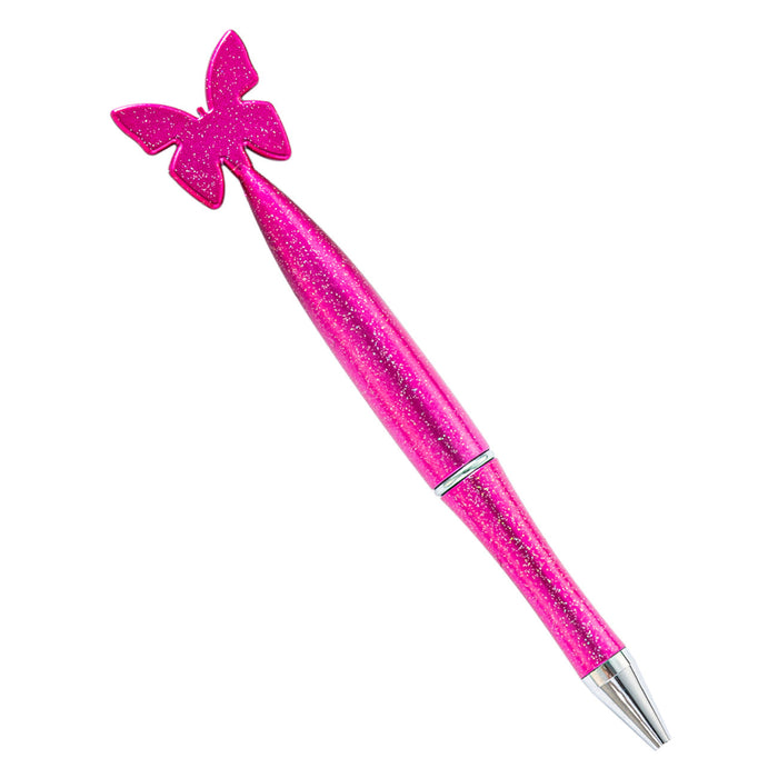 Wholesale Ballpoint Pen Plastic Butterfly Rotating Gel Pen JDC-BP-HongD001
