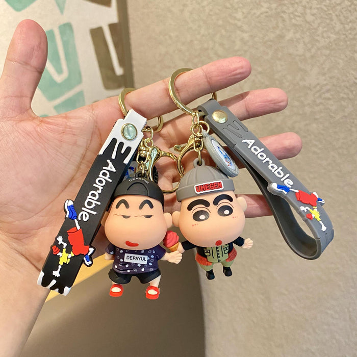 Wholesale  Key Chain Cartoon Car Key Pendant Men and Women Couple School Bag Hanging Ornaments