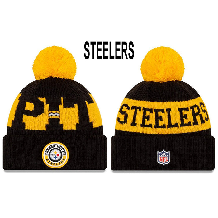 Wholesale Wool Knitted Hat Rugby Game Hat Sports Big Letter Warm Hat
