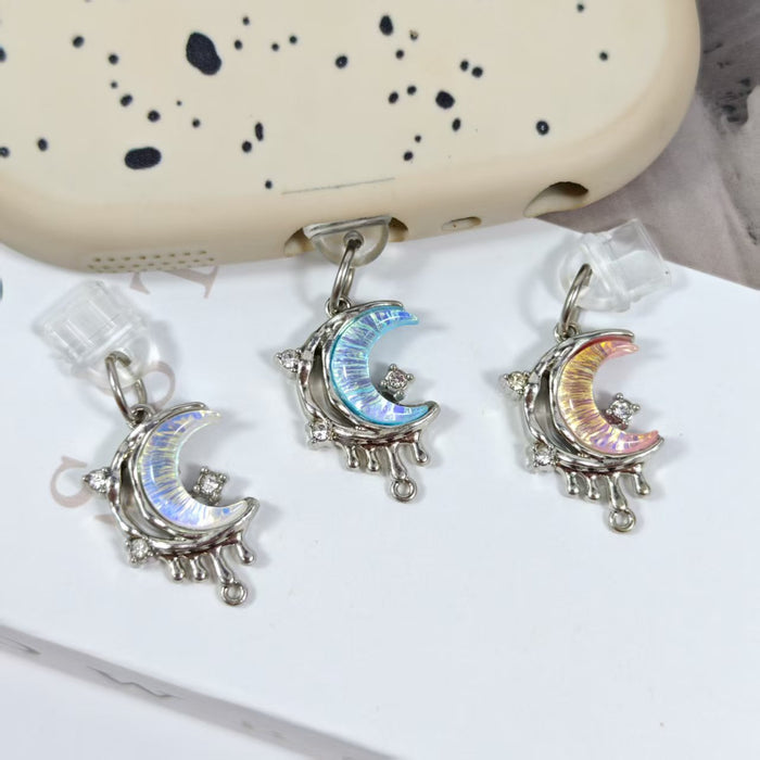 Wholesale Diamond star and moon pendant Mobile Phone Stands