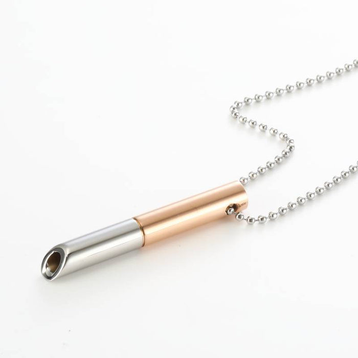 Wholesale Stainless steel rose gold pendant necklace
