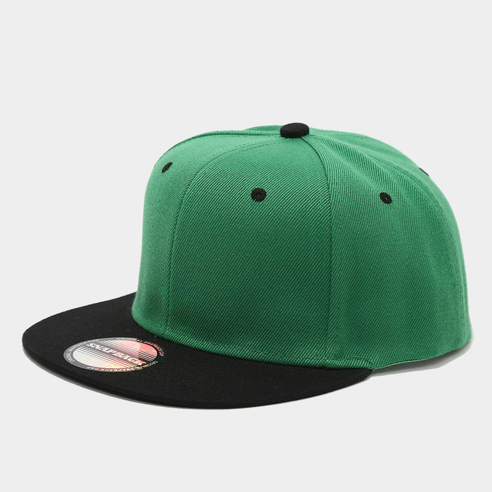 Wholesale Two-tone color block hip-hop cap unisex flat-brimmed baseball cap