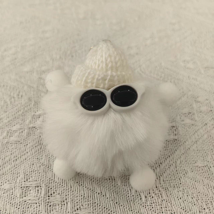 Wholesale Plush plush toy bag pendant keychain Plush plush niche doll pendant glasses key pendant accessory
