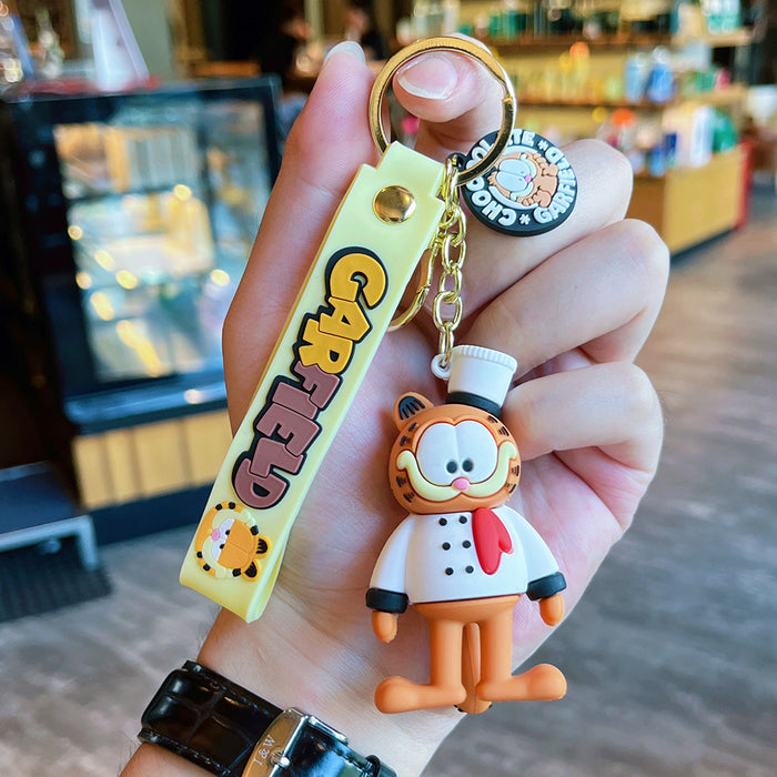 Wholesale Cartoon Cowboy Keychain Cross-Dressing Doll Couple Bag Pendant Boutique Student School Bag Pendant