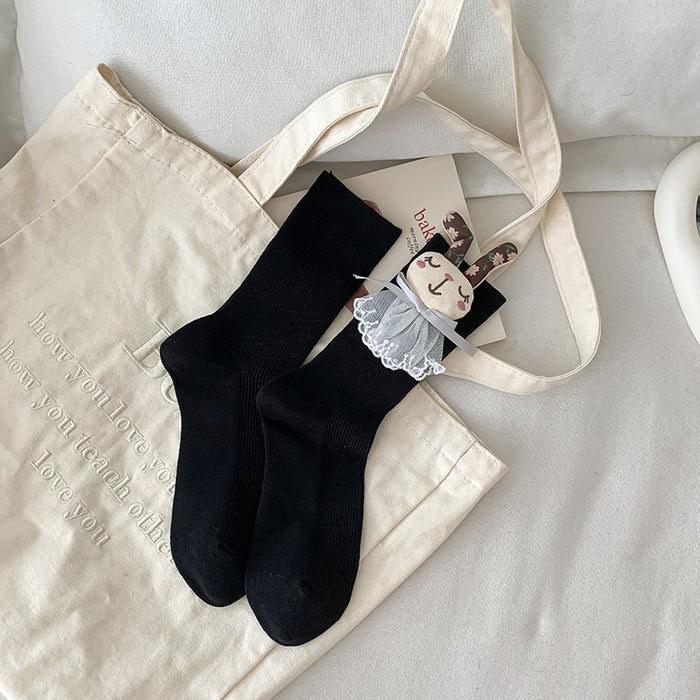 Wholesale Socks Cute Cartoon Doll Middle Tube Accessories Socks Independent Packaging