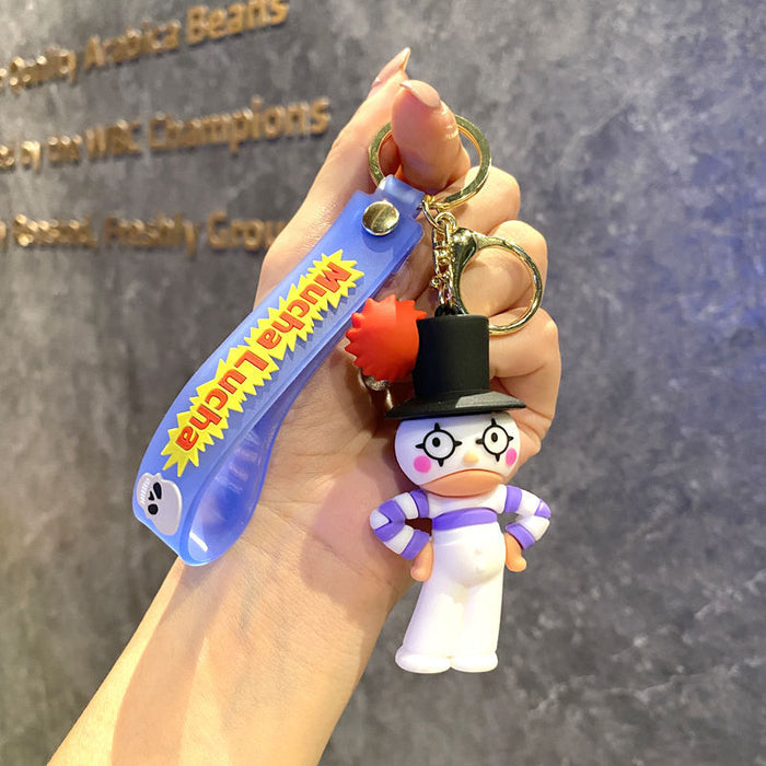 Wholesale  Animation Mga Animation Keychain Cartoon Toe Bag Pendant Key Chain Gift