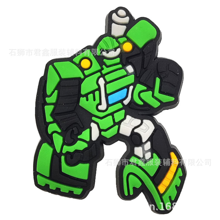 Wholesale 50pcs Cartoon Hole Shoes Buckle Decorative Buckle  Shoes Charms