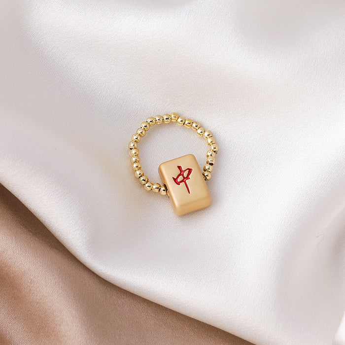 Wholesale Versatile lucky ring with niche design