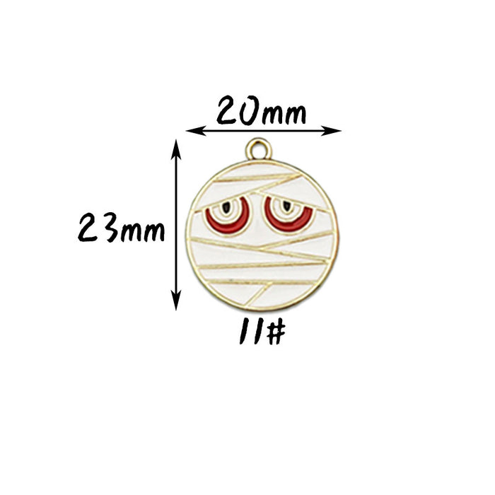 Wholesale 10pcs  Series  Alloy Dripping Oil Earrings Pendants Jewelry Accessories Factory