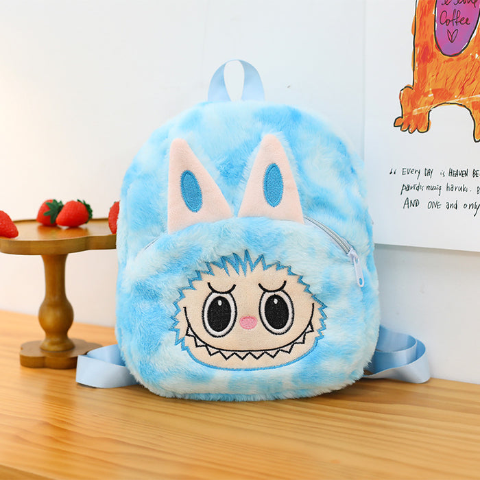 Wholesale Plush Children' s Cartoon Backpack Kindergarten School Bag