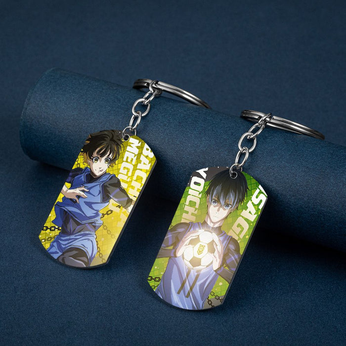 Wholesale Cartoon Color Printing Stainless Steel Keychain JDC-KC-HuanYu030