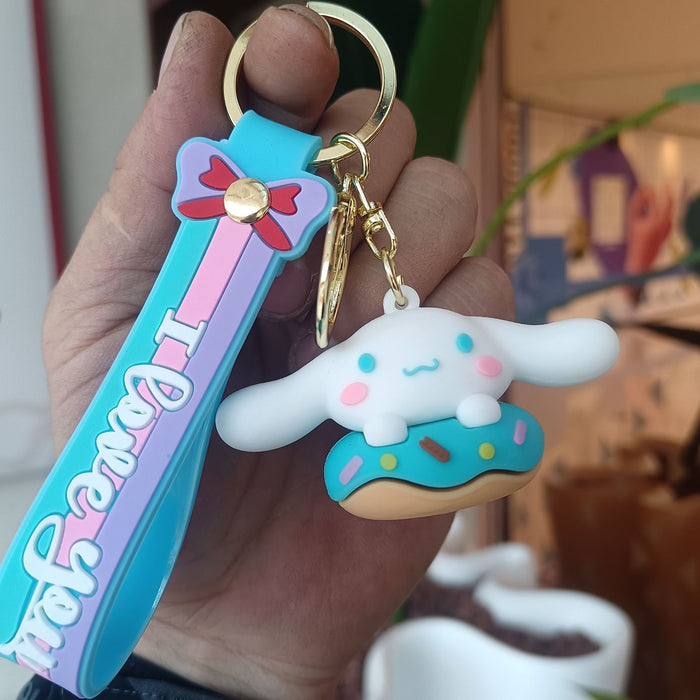 Wholesale Silicone Cartoon Doll Keychain JDC-KC-YiChang011