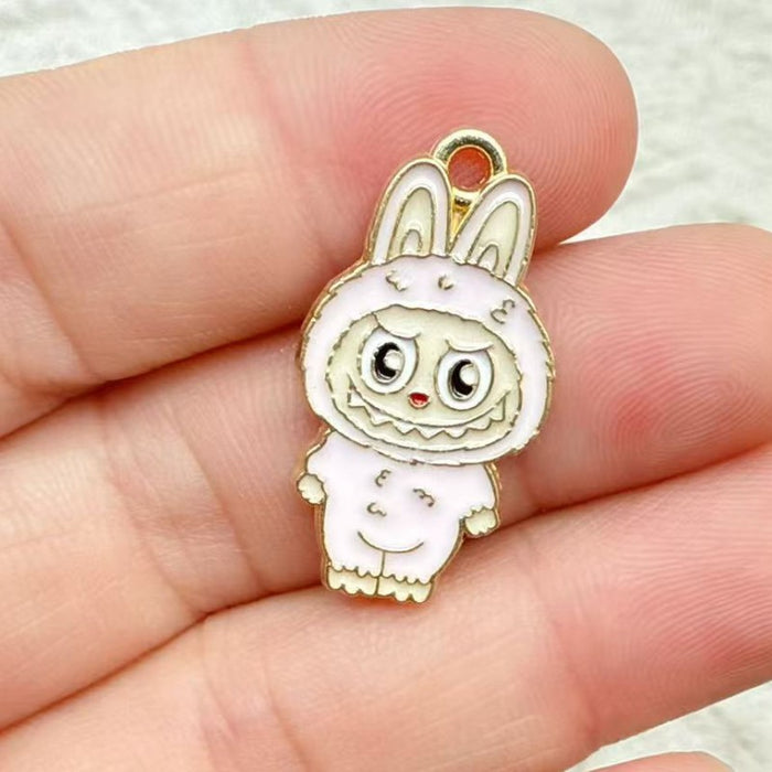 Wholesale 10pcs Anime Alloy Oil Drip DIY Earrings,  Bracelet,  Keychain,  Pendant