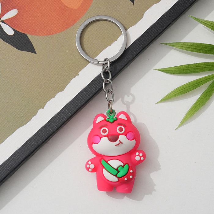 Wholesale Creative keychain pendant, cute animal figurine, car keychain