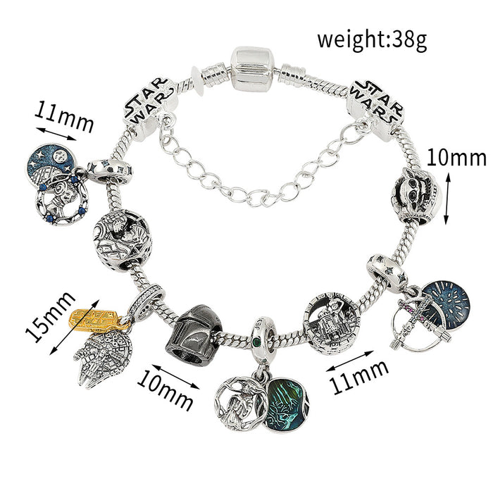 Wholesale Cartoon Anime Alloy Beaded Bracelet JDC-BT-ZhuoS006