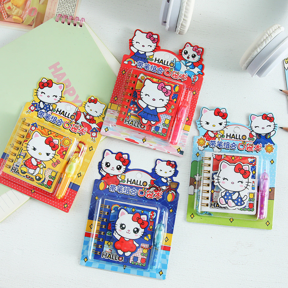 Wholesale 2pcs Mini Notebook Set — Cartoon-Themed Pocket Diary & Ballp ...