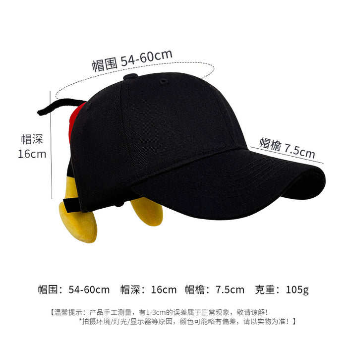 Wholesale Cartoon Butt Baseball Hat Cute Sunshade Duck Tongue Hat Versatile Sunscreen Hat