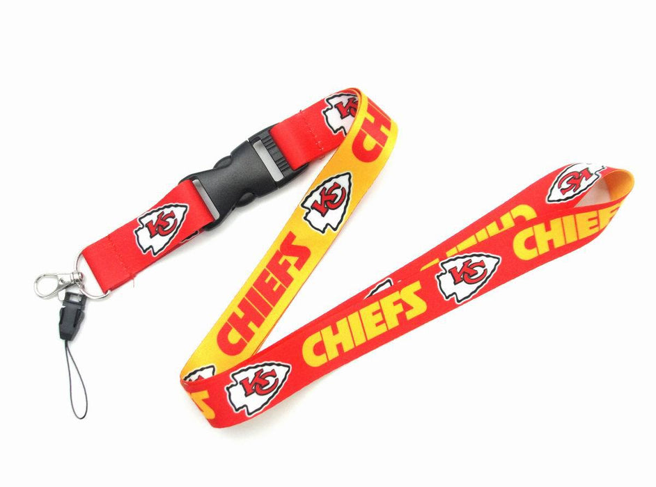 Wholesale Heat transfer rugby team lanyard club/ badge/ key/ work permit/ mobile phone sling buckle lanyard