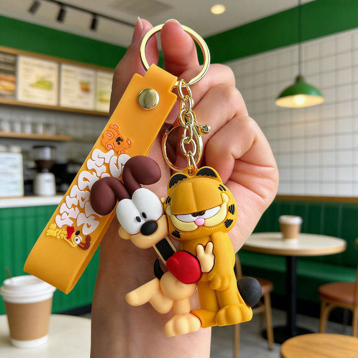 Wholesale Silicone PVC Cartoon Keychain Cute Bag Charm Car Key Accessory Gift MOQ≥2