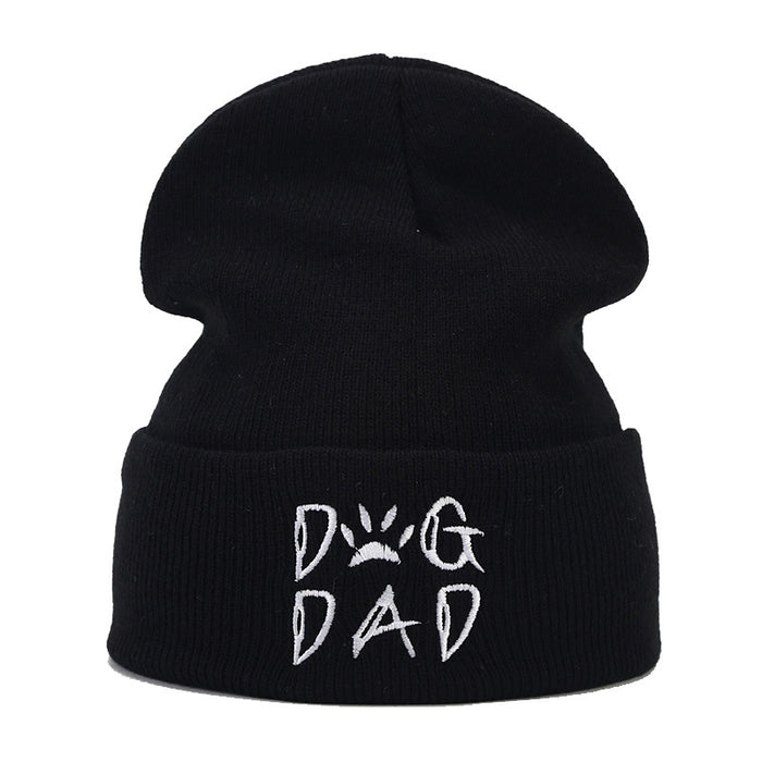 Wholesale Letter Embroidery Acrylic Warm Knitted Hat JDC-FH-LvYi052