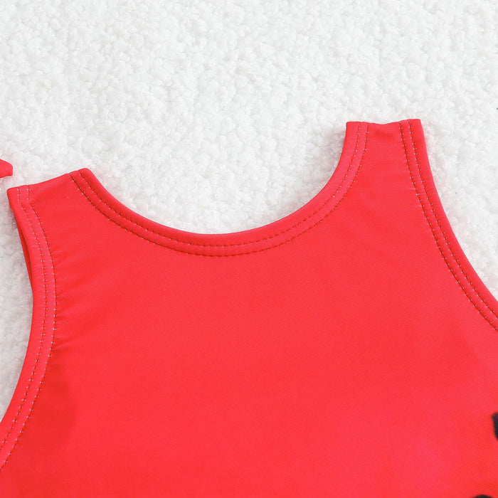 Wholesale Swimsuit for girls, printed one-piece swimsuit for girls