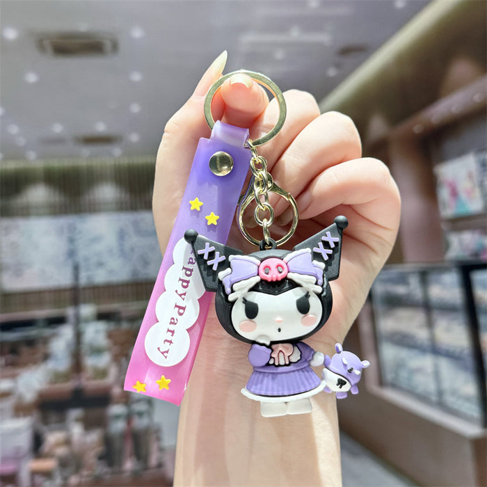 Wholesale Cartoon Silicone Doll Keychain JDC-KC-HaoXi008