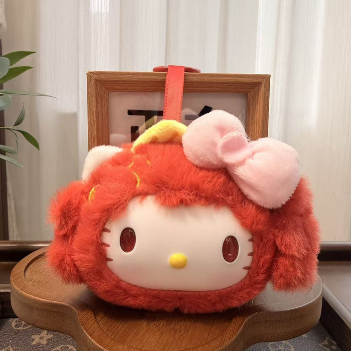 Wholesale Koi series vinyl plush doll keychain