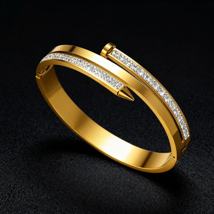 Wholesale Titanium steel nail-shaped versatile open design bracelet