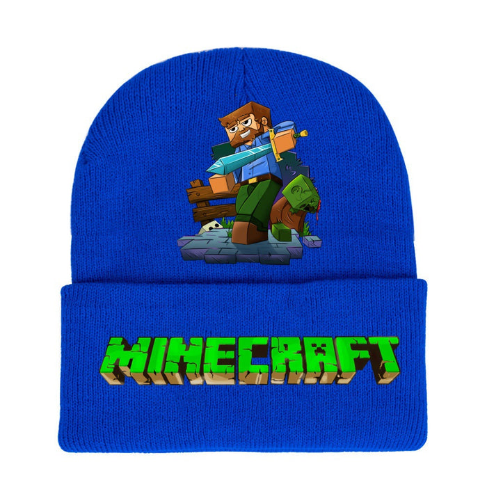 Wholesale Cartoon knitted hats,  wool hats and matching parent child warm hats
