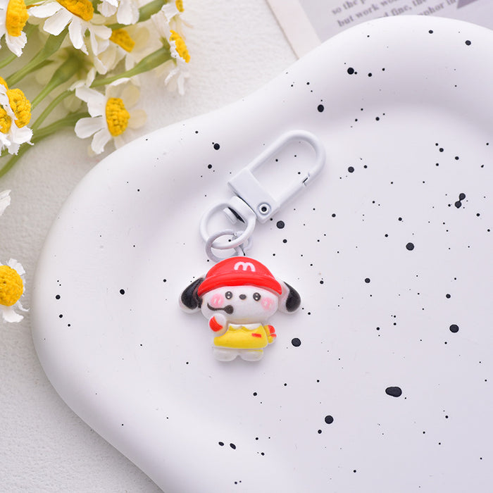 Wholesale Cartoon Cute Resin Keychain JDC-KC-Jiax003