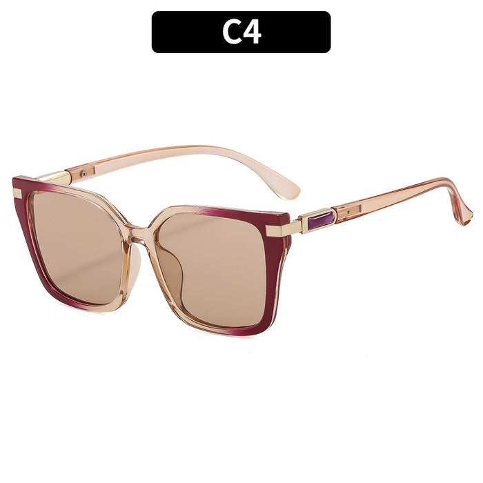 Wholesale Retro Square Frame Sunglasses UV400 Sun Protection for Women Men Trendy Chic Fashion Accessory