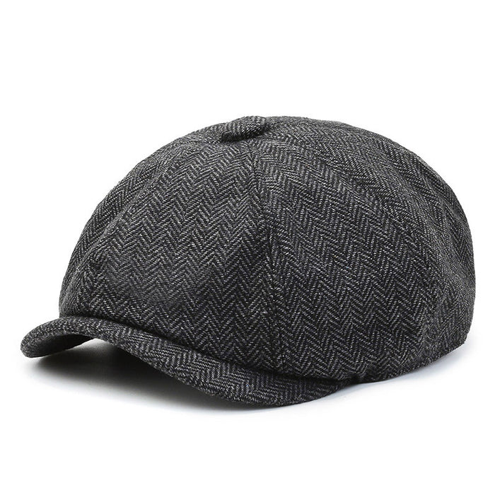 Wholesale Spring and Summer Herringbone Caps for Middle-aged and Elderly Berets Director Hats Sun Hats Grandfather Hats Father Hats JDC-FH-DG005