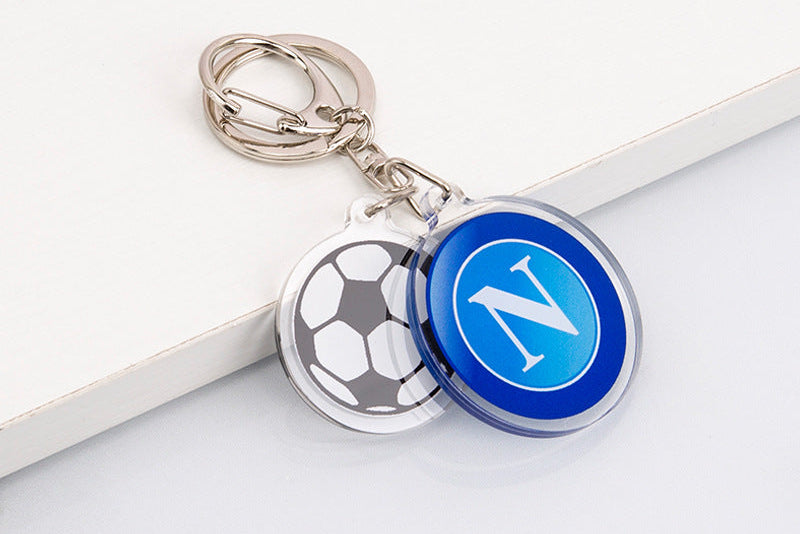 Wholesale Acrylic Keychain with Badge Fashion Accessory for Fans