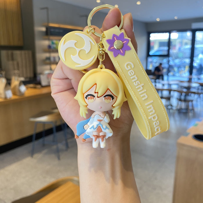 Wholesale Cartoon 3D Doll PVC Keychain JDC-KC-MingT051