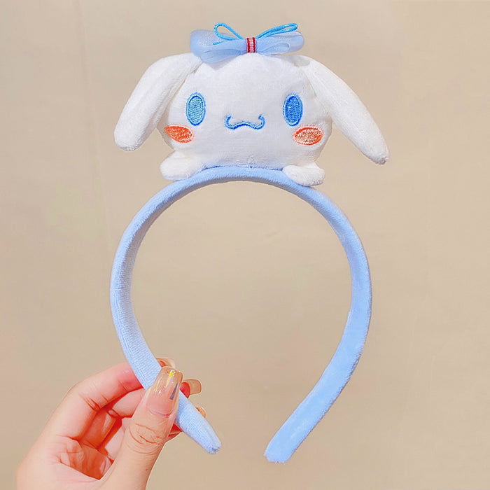 Wholesale Cute Cartoon Plush Elastic Headband JDC-HD-HengX001