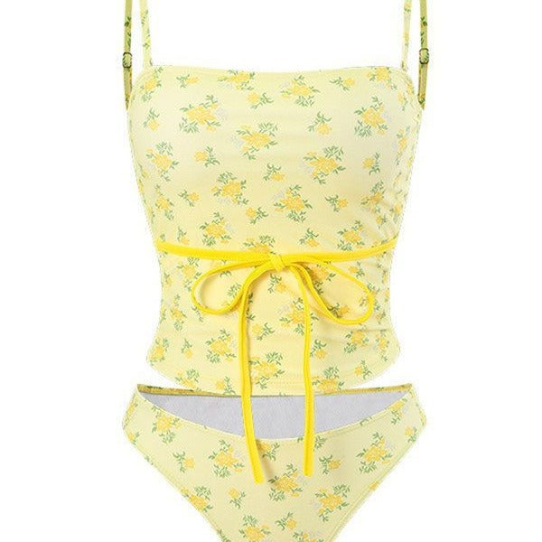 Wholesale Fashion swimsuit split bikini vacation swimsuit