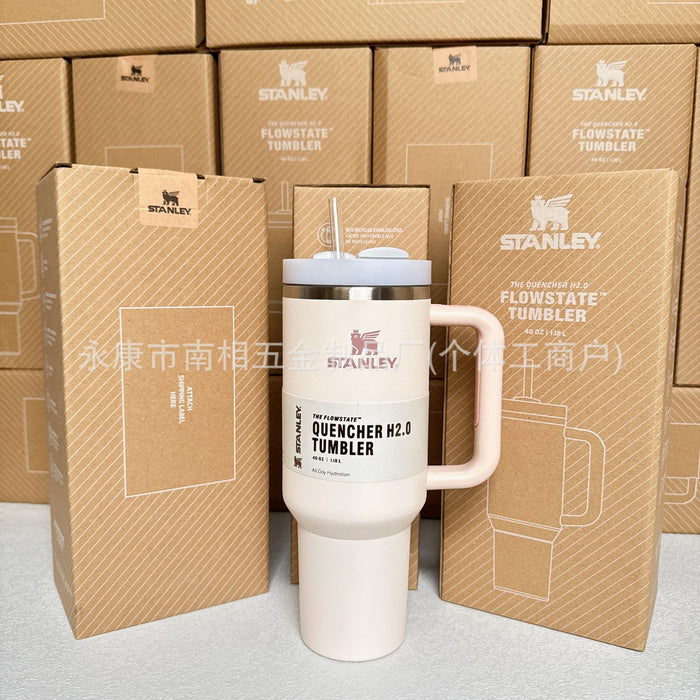 Wholesale 40oz giant straw cup,  car-friendly stainless steel large capacity ice bullies cup